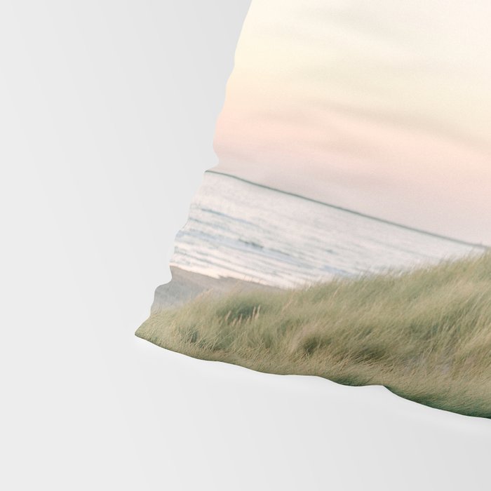 Dunes of Holland | Sunset travel photography | Pastel fine art beach print Pillow Sham Gallery Image 4