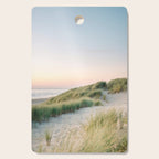 Dunes of Holland | Sunset travel photography | Pastel fine art beach print Cutting Board Gallery Image 1