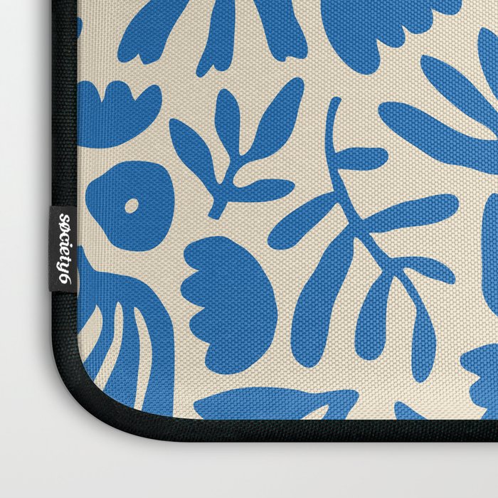 Organic nature flower shape art pattern Laptop Sleeve Gallery Image 3