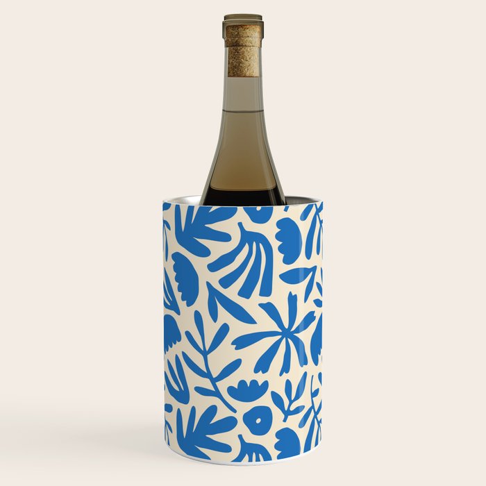 Organic nature flower shape art pattern Wine Chiller Gallery Image 1
