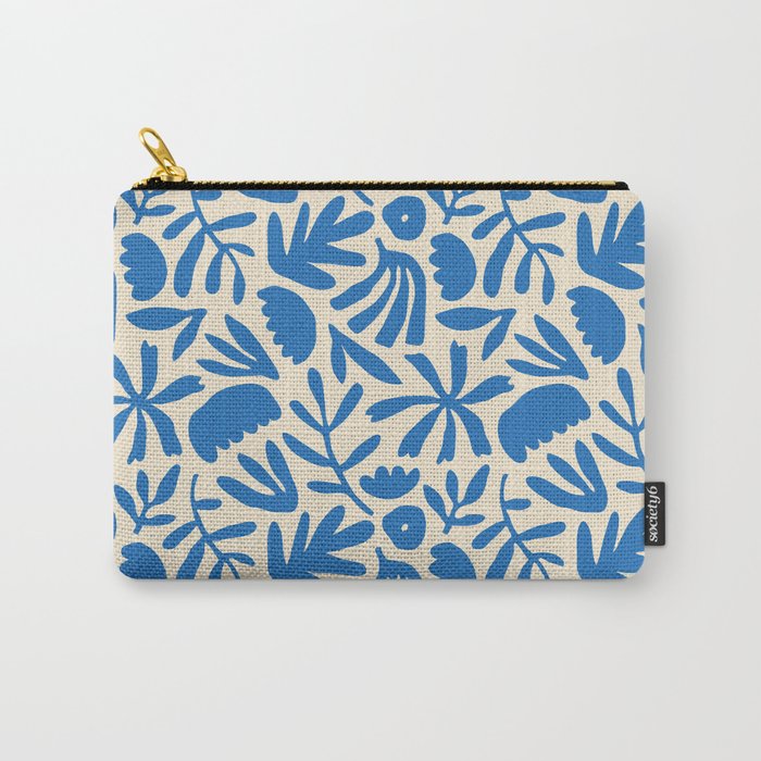 Organic nature flower shape art pattern Carry All Pouch Gallery Image 1