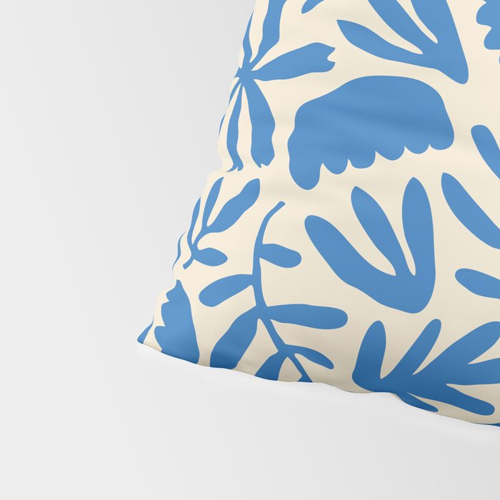 Organic nature flower shape art pattern Pillow Sham Gallery Image 4