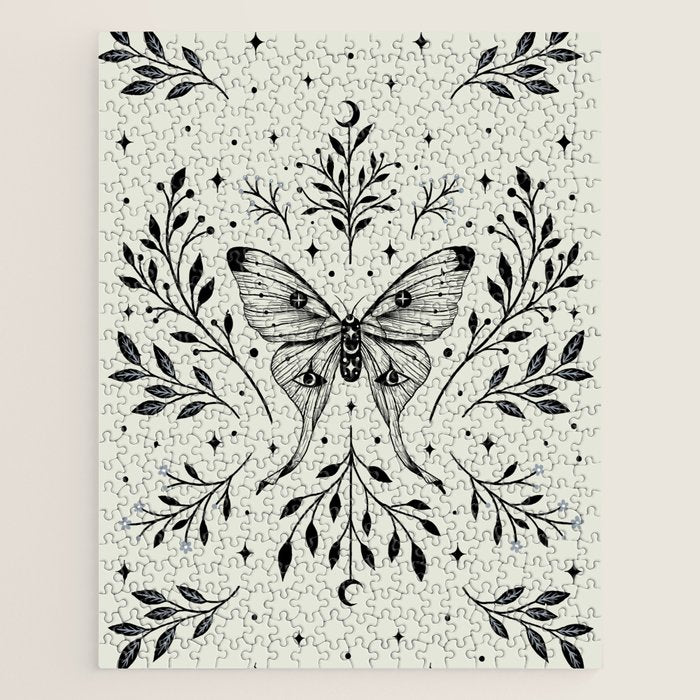 Mystical Luna Moth Jigsaw Puzzle Gallery Image 1