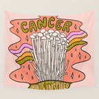 Cancer Mushroom Wall Tapestry Gallery Image 4