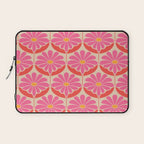 Flower Power - Pink and Red  Laptop Sleeve Gallery Image 1
