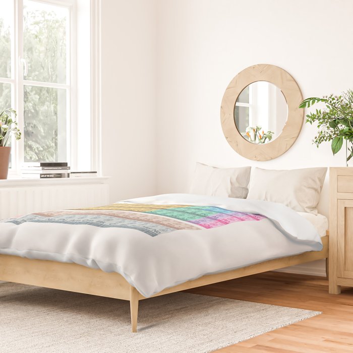 Periodic Table of Elements A - White Duvet Cover Gallery Image 2