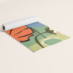 Modern Abstract Art Flowers 14 Yoga Mat Gallery Image 2