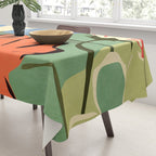 Modern Abstract Art Flowers 14 Tablecloth Gallery Image 3