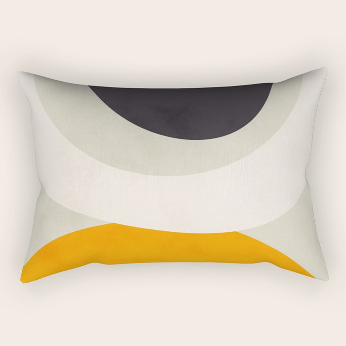 abstract modern geometric art Rectangular Pillow Gallery Image 1