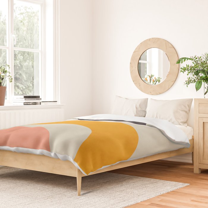 abstract modern geometric art Duvet Cover Gallery Image 2