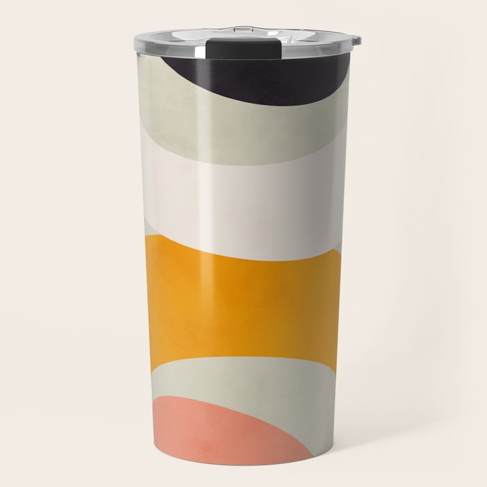 abstract modern geometric art Travel Mug Gallery Image 1