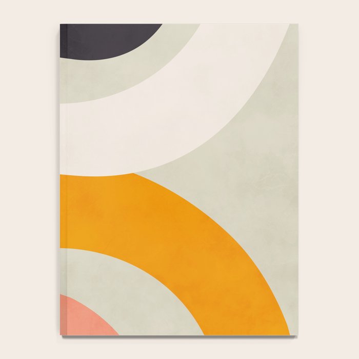 abstract modern geometric art Notebook Gallery Image 4