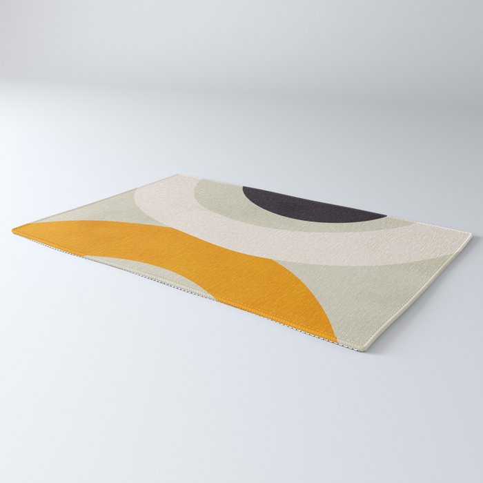 abstract modern geometric art Rug Gallery Image 3