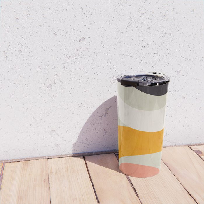 abstract modern geometric art Travel Mug Gallery Image 4