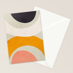 abstract modern geometric art Stationery Card Gallery Image 2