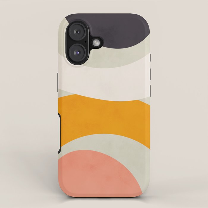 abstract modern geometric art iPhone Case Gallery Image 1