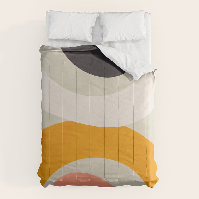 abstract modern geometric art Comforter Gallery Image 6
