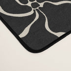 Monochrome Petal Mosaic Pattern Desk Mat Gallery Image 4