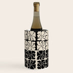 Monochrome Petal Mosaic Pattern Wine Chiller Gallery Image 1