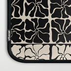 Monochrome Petal Mosaic Pattern Laptop Sleeve Gallery Image 3
