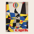 Cyrk Ball Balancing Seal 1961 Polish Circus Poster, Gawor Poster Gallery Image 4