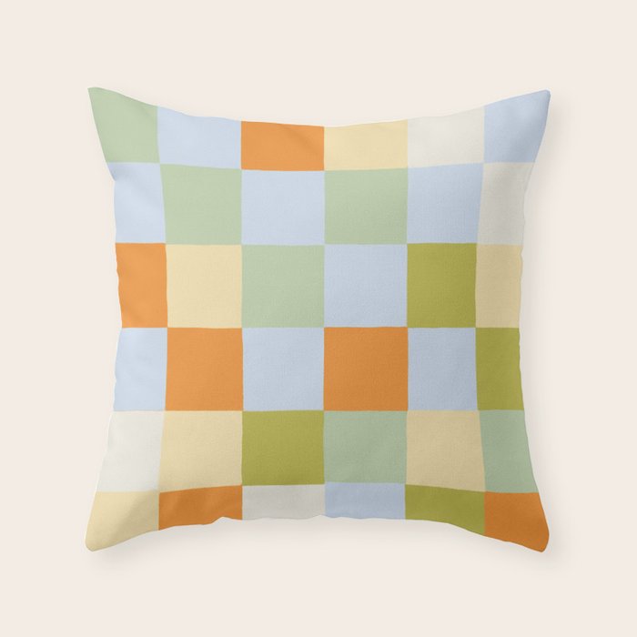Tiles III Throw Pillow Gallery Image 1