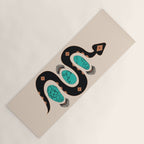 Southwestern Slither in Black Yoga Mat Gallery Image 1