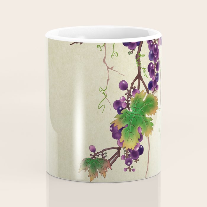 Minhwa : Grapevine Type (Korean traditional/folk art) Coffee Mug Gallery Image 4