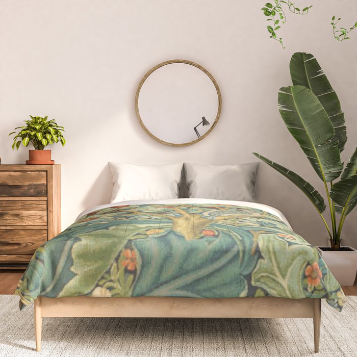 William Morris The Woodpecker Comforter Gallery Image 3