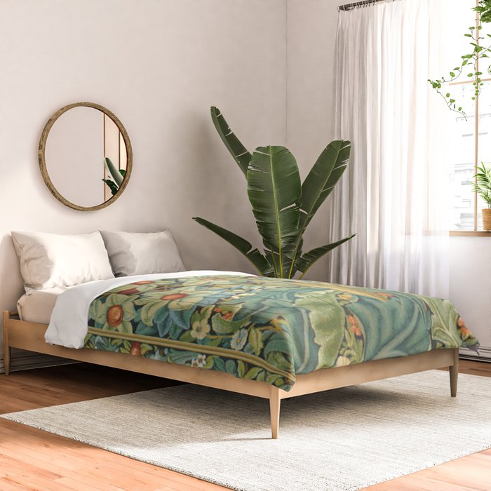 William Morris The Woodpecker Comforter Gallery Image 2
