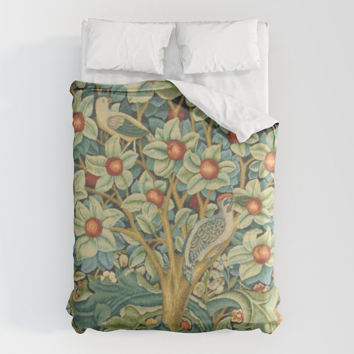 William Morris The Woodpecker Duvet Cover Gallery Image 1
