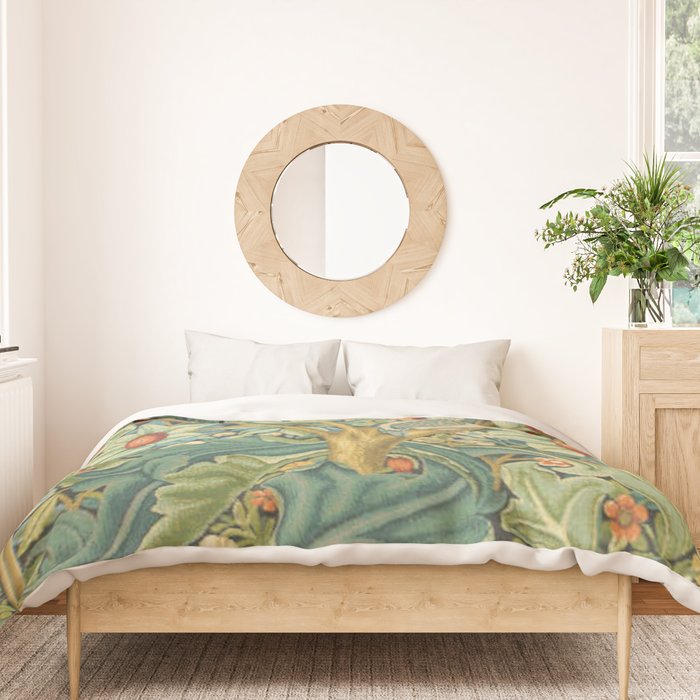 William Morris The Woodpecker Duvet Cover Gallery Image 3