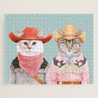 Cowboy Cats Jigsaw Puzzle Gallery Image 1