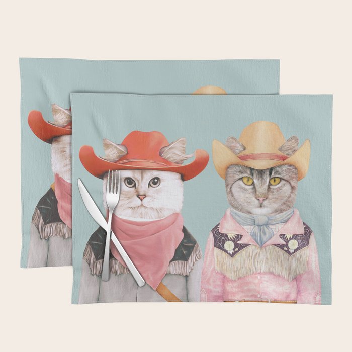 Cowboy Cats Placemat Gallery Image 1