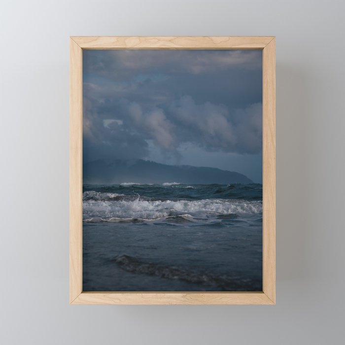Dark Ocean Blues Mini Art Print Gallery Image 1