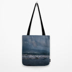 Dark Ocean Blues Tote Bag Gallery Image 2