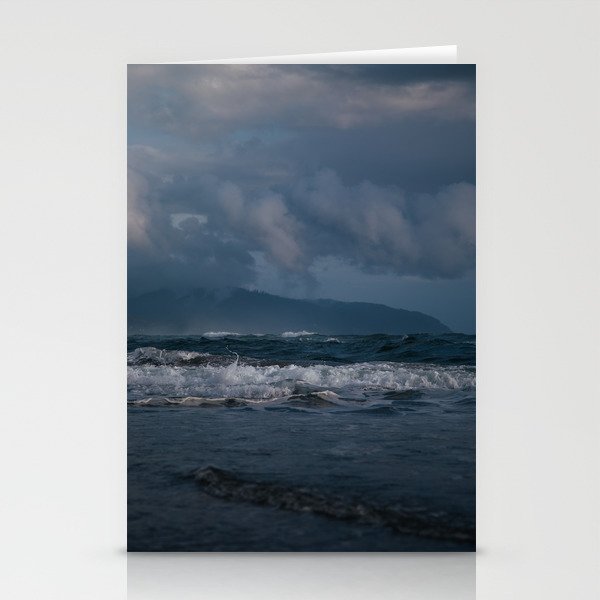 Dark Ocean Blues Stationery Card Gallery Image 1