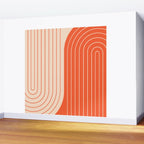 Two Tone Line Curvature XI  Wall Mural Gallery Image 2