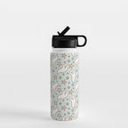 Pastel Ghost Print in Blue Water Bottle Gallery Image 1