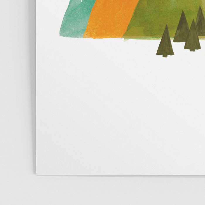 House at the foot of the mountains Poster Gallery Image 3