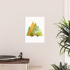House at the foot of the mountains Poster Gallery Image 2