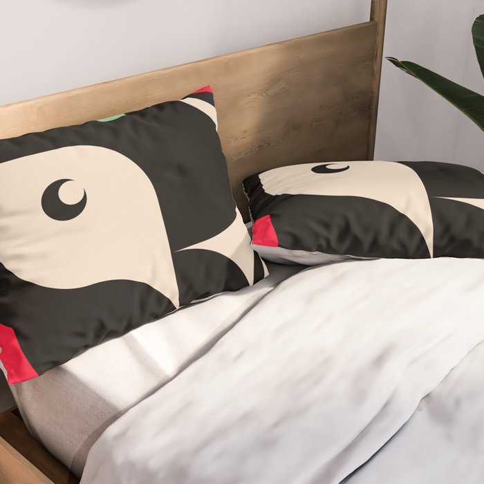 Red Girl Pillow Sham Gallery Image 2