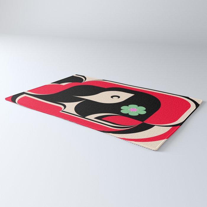 Red Girl Rug Gallery Image 3