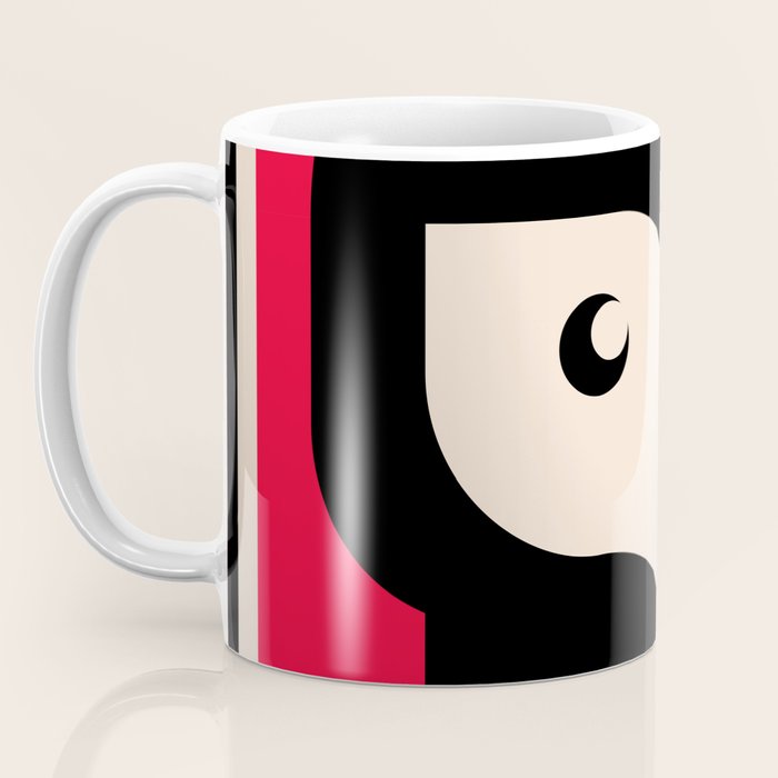 Red Girl Coffee Mug Gallery Image 3