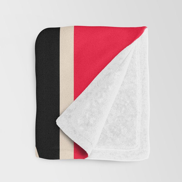 Red Girl Throw Blanket Gallery Image 3
