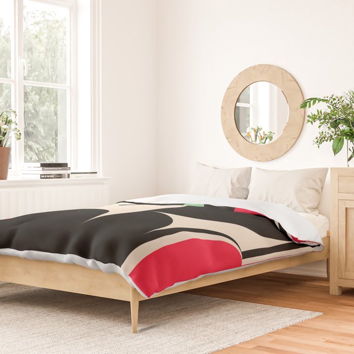 Red Girl Duvet Cover Gallery Image 2
