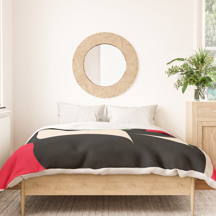 Red Girl Duvet Cover Gallery Image 3