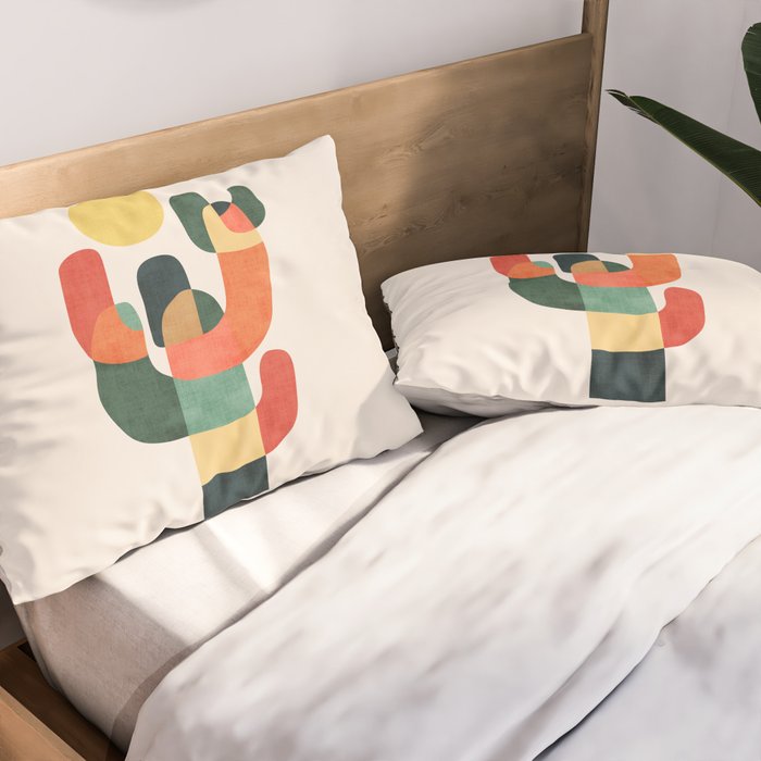 Cactus in the desert Pillow Sham Gallery Image 2