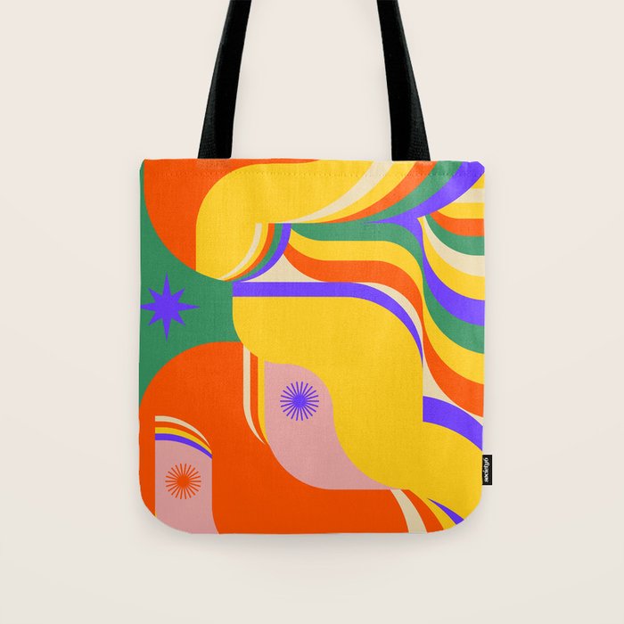 Flowing Stars Tote Bag Gallery Image 1