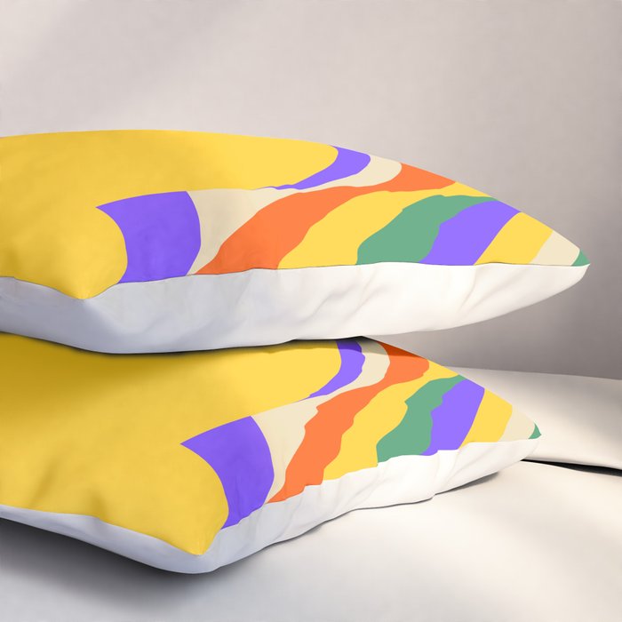 Flowing Stars Pillow Sham Gallery Image 3
